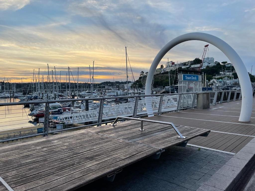 Harbour Side, Garden Apartment 토키 외부 사진